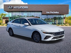 2026 Hyundai Elantra Hybrid Blue Sedan