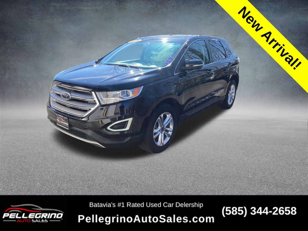 Shadow Black 2018 Ford Edge SEL AWD SUV / Crossover All-Wheel Drive 6-Speed Automatic