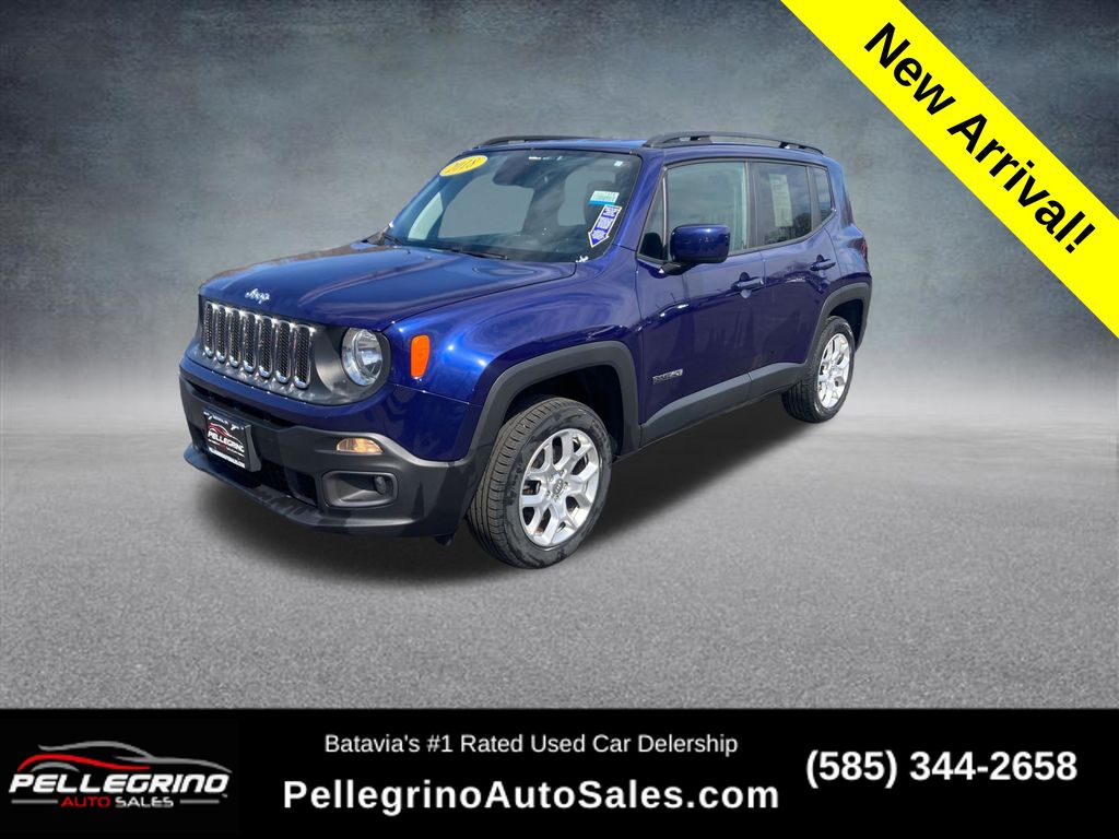 Jetset Blue 2018 Jeep Renegade Latitude 4WD SUV / Crossover Four-Wheel Drive 6-Speed Manual