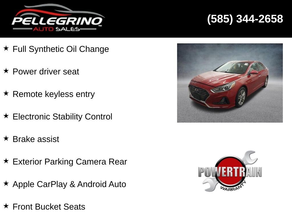 Used 2018 Hyundai Sonata SEL w/SULEV Sedan