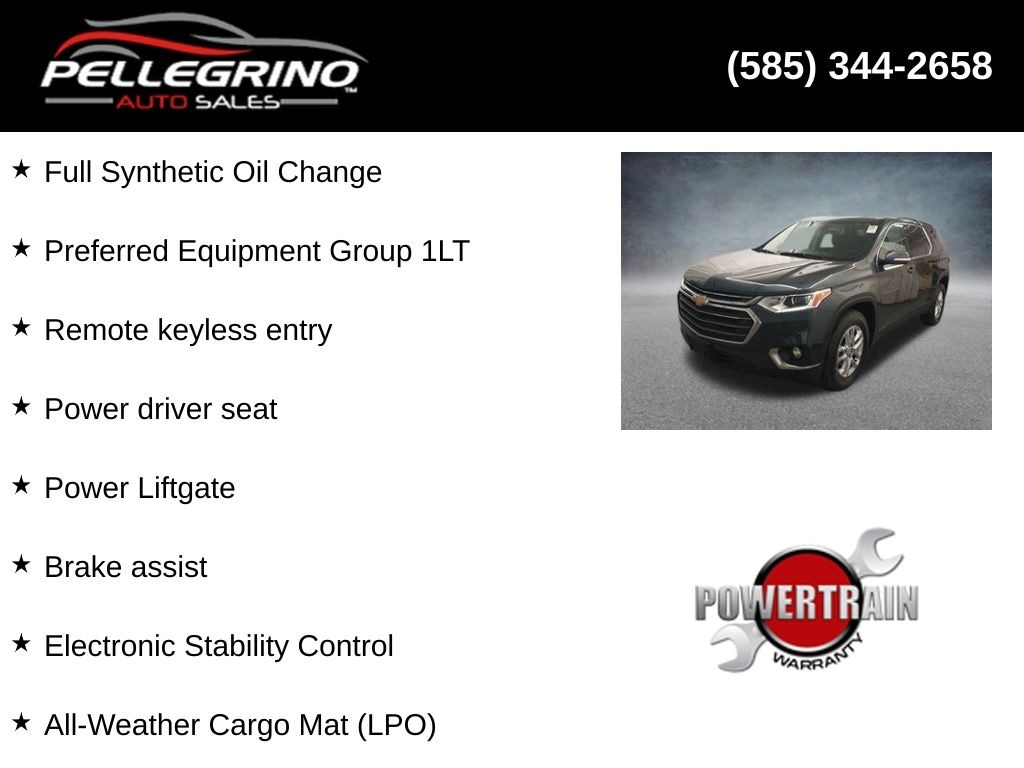 Used 2019 Chevrolet Traverse LT Cloth w/1LT SUV