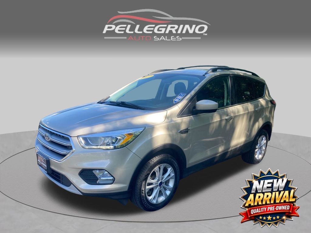 White Gold Metallic 2017 Ford Escape SUV / Crossover All-Wheel Drive 6-Speed Automatic