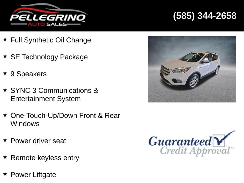 Used 2017 Ford Escape SE SUV