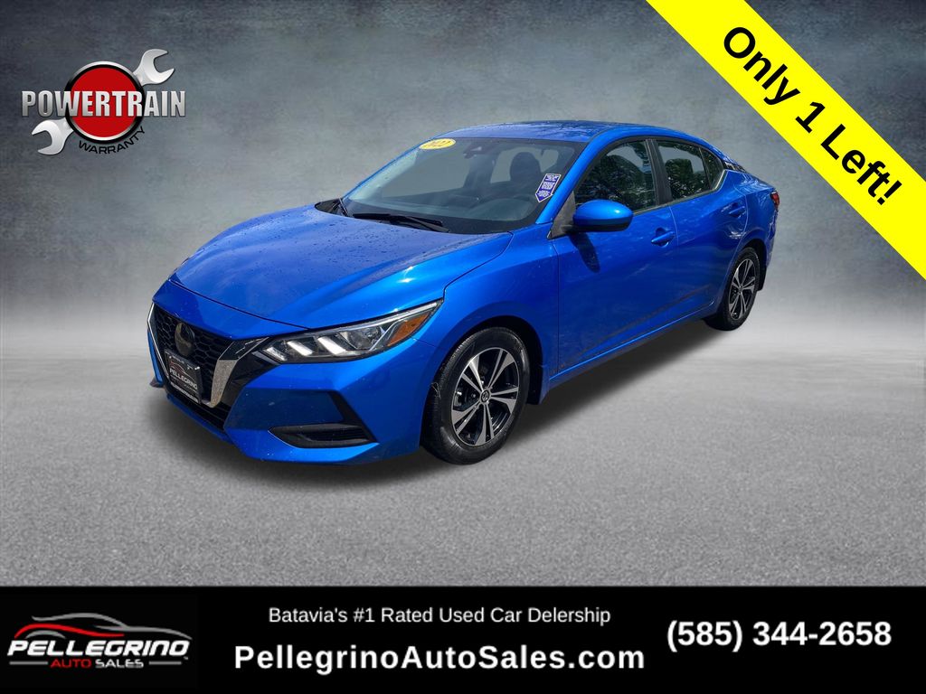 Electric Blue 2022 Nissan Sentra Sedan Front-Wheel Drive Continuously Variable Transmission