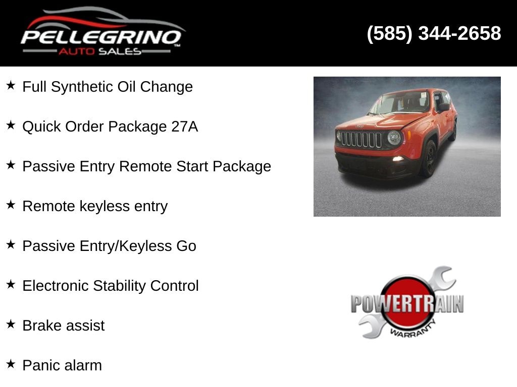 Used 2017 Jeep Renegade Sport SUV