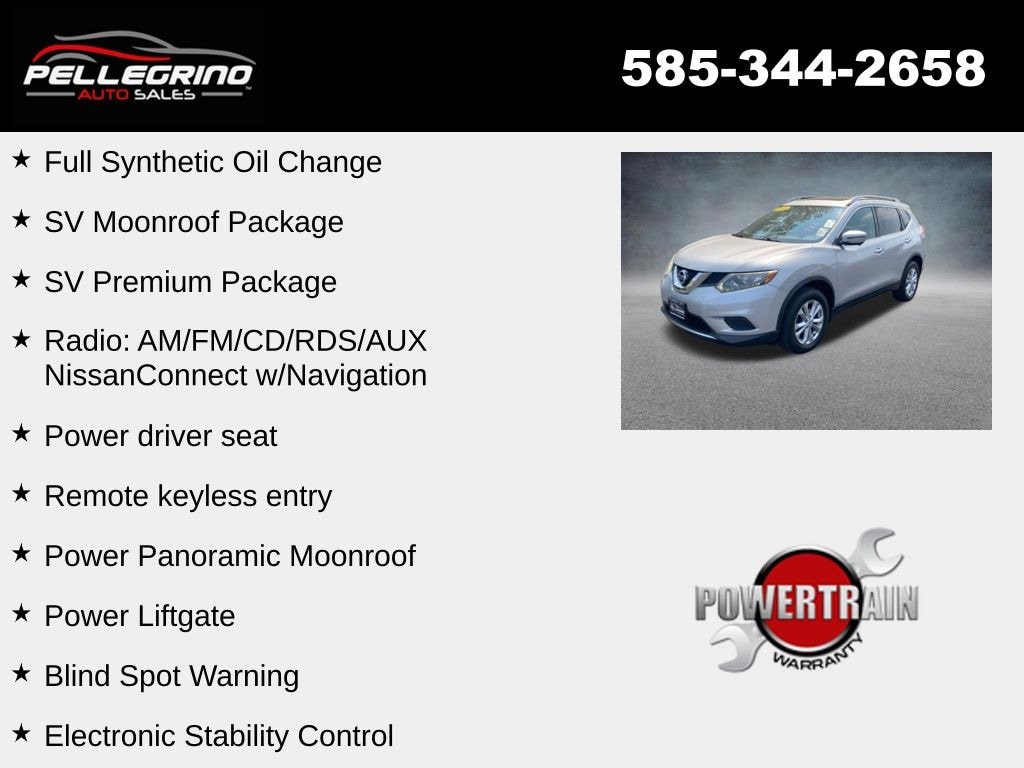 Used 2016 Nissan Rogue SV SUV
