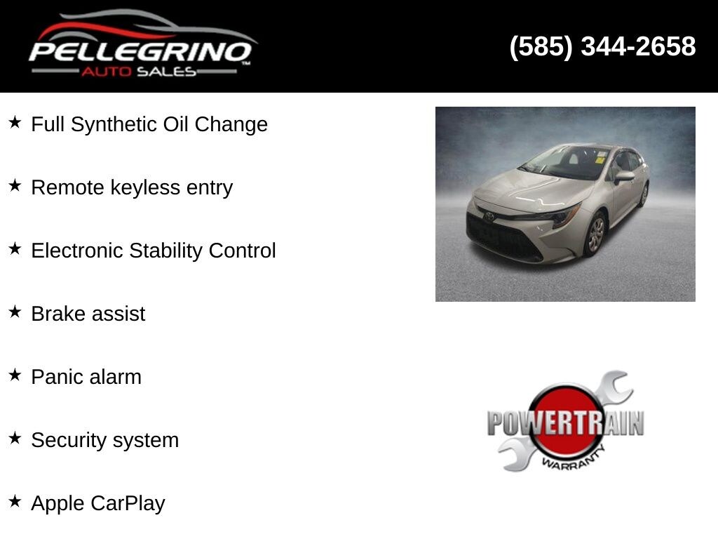 Used 2020 Toyota Corolla LE Sedan