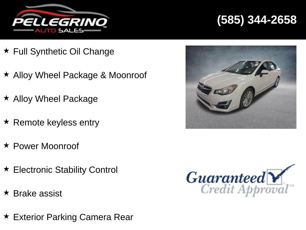 Used 2015 Subaru Impreza 2.0i Premium Sedan