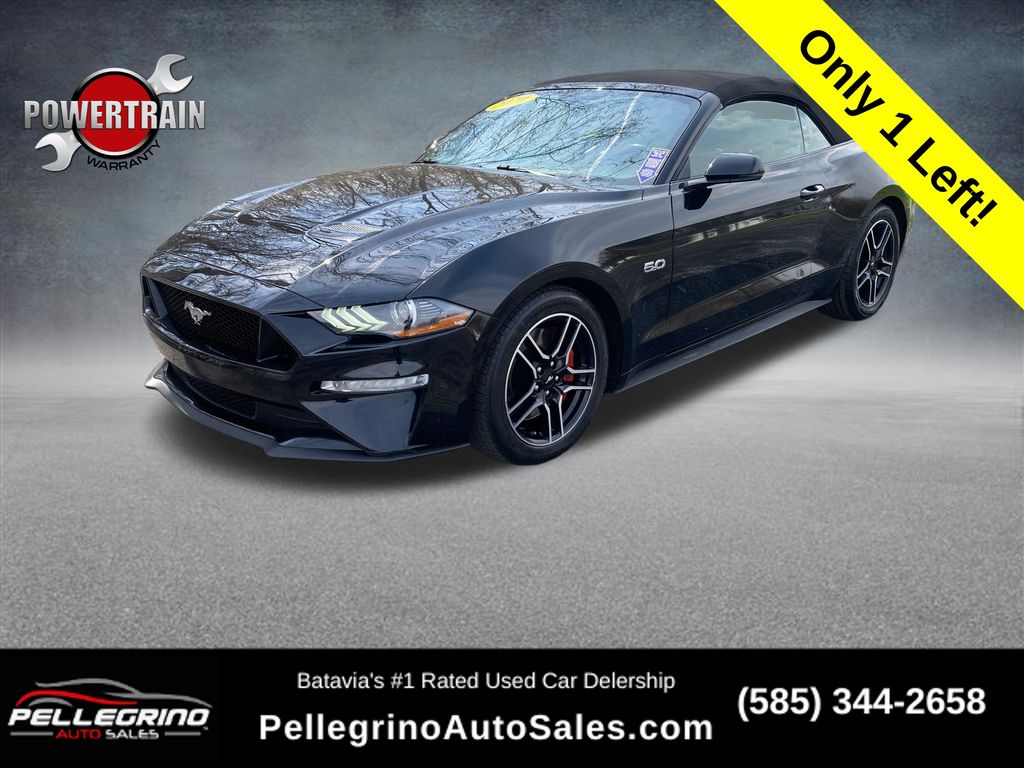 Shadow Black 2020 Ford Mustang GT Premium Convertible RWD Convertible Rear-Wheel Drive Automatic