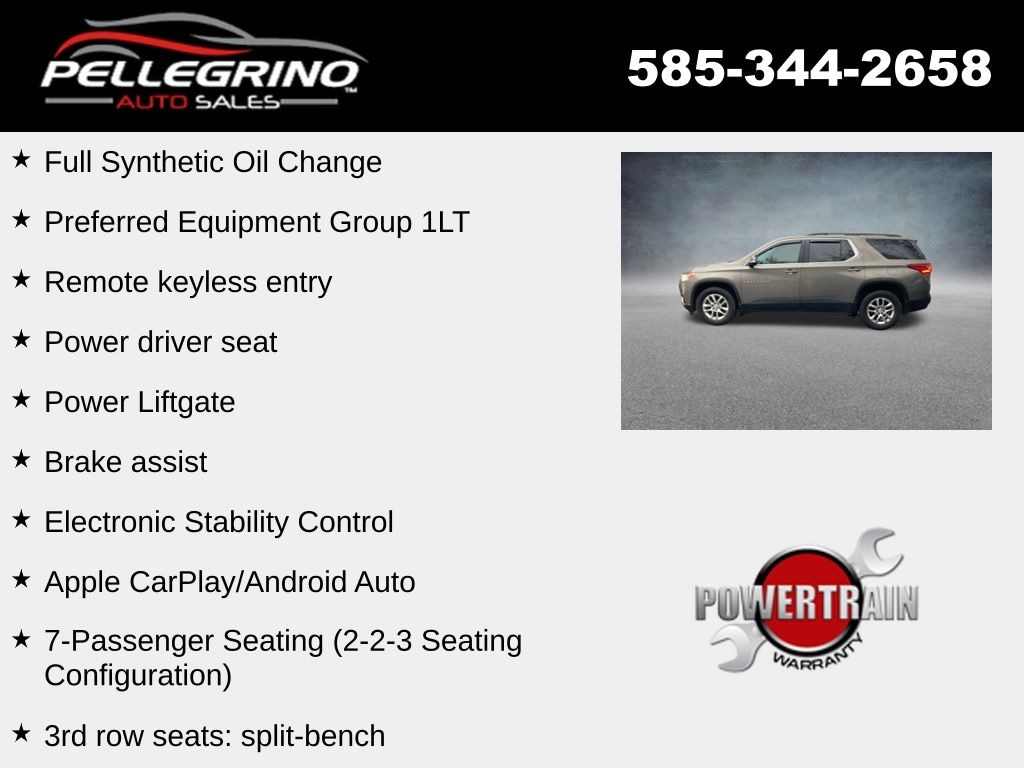 Used 2019 Chevrolet Traverse LT Cloth w/1LT SUV