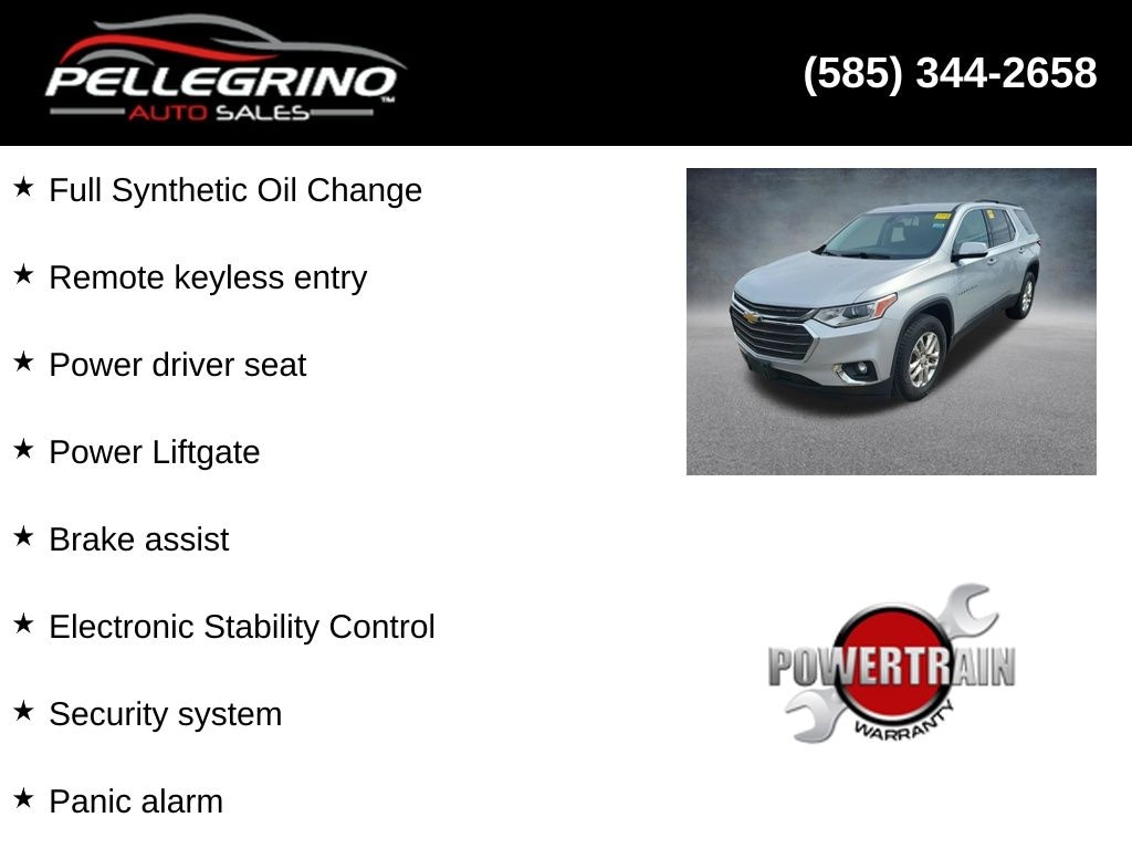 Used 2019 Chevrolet Traverse LT Cloth w/1LT SUV