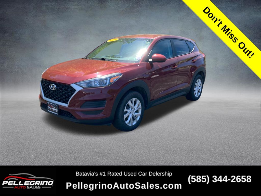 Gemstone Red 2019 Hyundai Tucson SUV / Crossover All-Wheel Drive 6-Speed Automatic