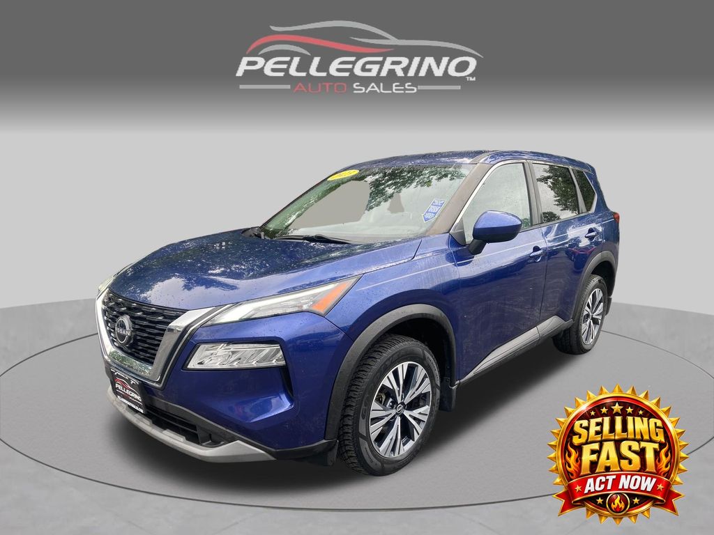Caspian Blue 2023 Nissan Rogue SUV / Crossover All-Wheel Drive Continuously Variable Transmission