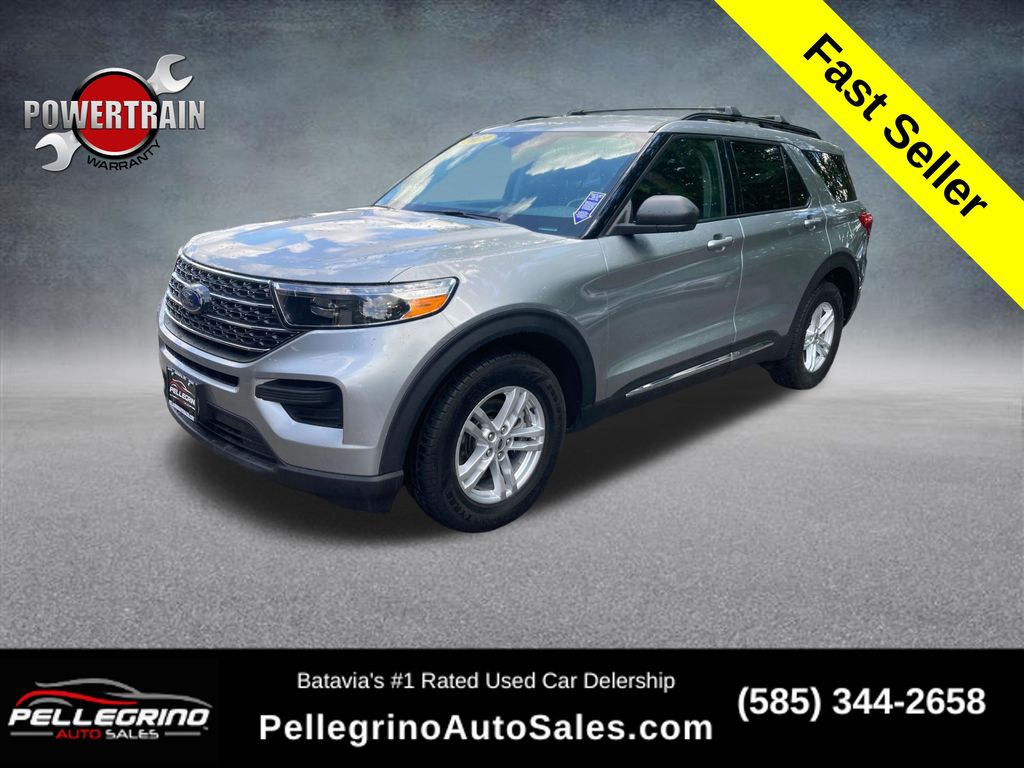 Iconic Silver 2020 Ford Explorer SUV / Crossover All-Wheel Drive Automatic