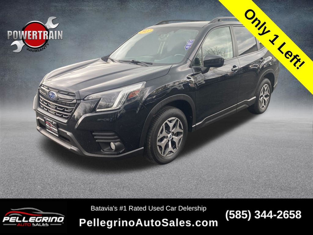 Crystal Black Silica 2022 Subaru Forester SUV / Crossover All-Wheel Drive Continuously Variable Transmission