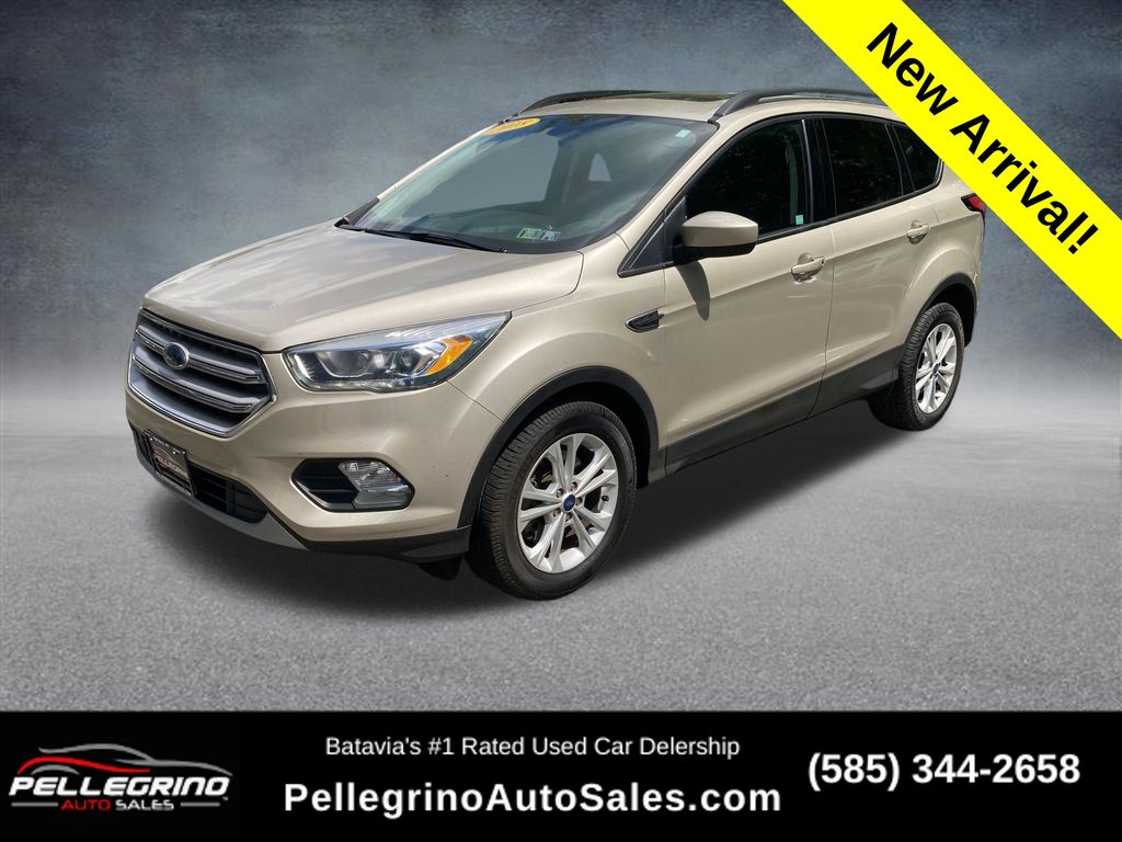 White Gold Metallic 2018 Ford Escape SUV / Crossover All-Wheel Drive 6-Speed Automatic
