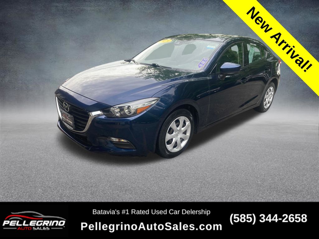 Deep Crystal Blue Mica 2018 Mazda MAZDA3 Sport Sedan Front-Wheel Drive 6-Speed Automatic