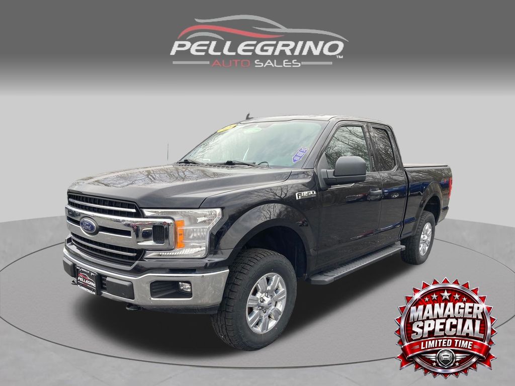 Agate Black 2020 Ford F-150 Pickup Truck Four-Wheel Drive Automatic
