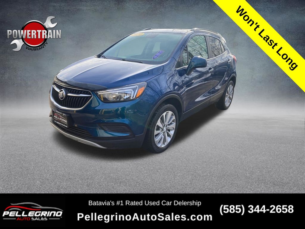 Blue (Deep Azure) 2020 Buick Encore Preferred AWD SUV / Crossover All-Wheel Drive 6-Speed Automatic