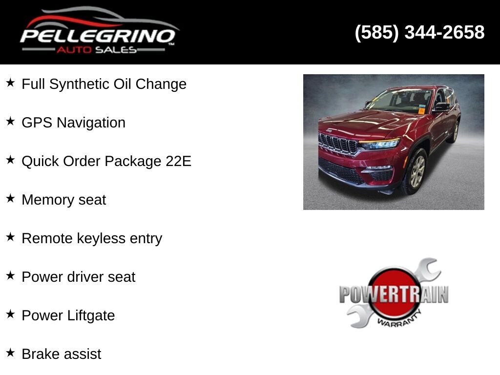 Used 2022 Jeep Grand Cherokee Limited SUV