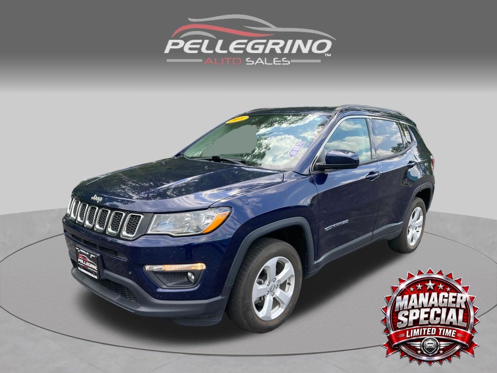 Jazz Blue Pearlcoat 2018 Jeep Compass SUV / Crossover Four-Wheel Drive 6-Speed Manual