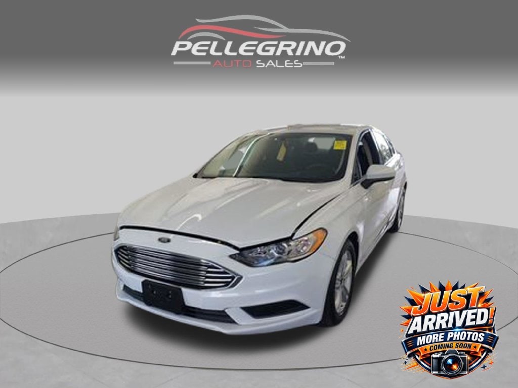 Oxford White 2018 Ford Fusion Sedan Front-Wheel Drive 6-Speed Automatic