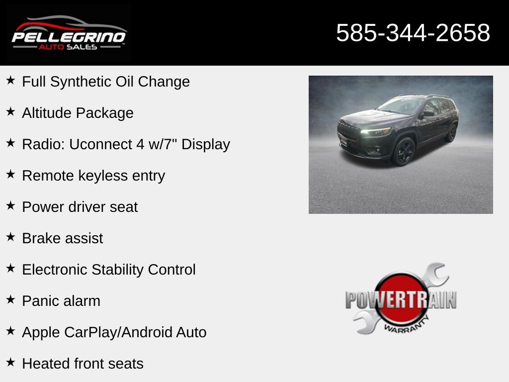 Used 2021 Jeep Cherokee Latitude Plus SUV
