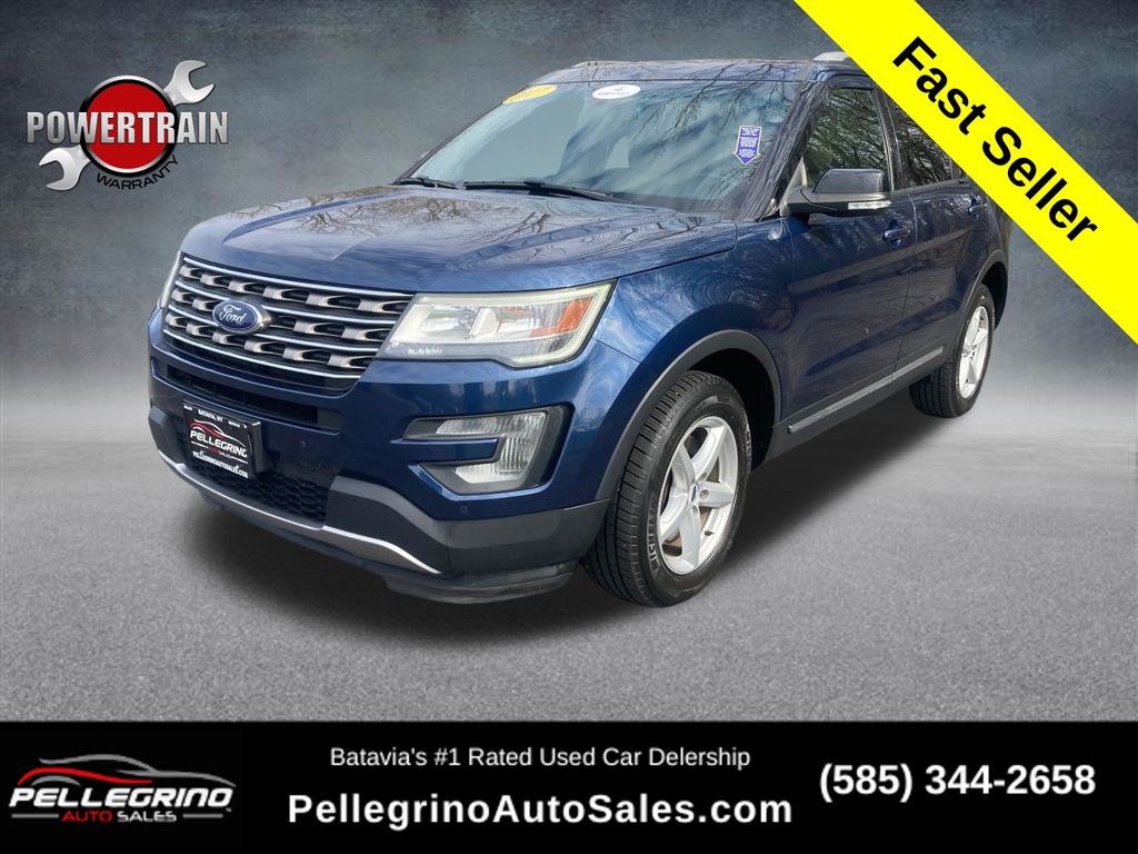 Blue Jeans 2017 Ford Explorer XLT AWD SUV / Crossover All-Wheel Drive 6-Speed Automatic