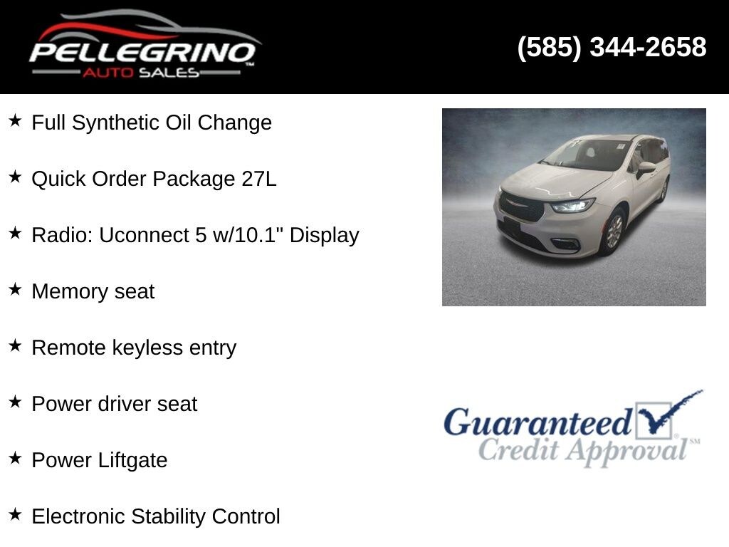 Used 2023 Chrysler Pacifica Touring L Van Passenger Van