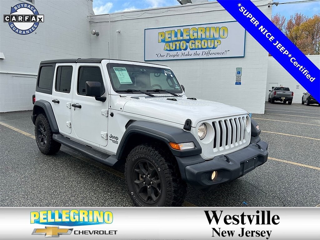 Certified 2019 Jeep Wrangler Unlimited Sport 4x4 SUV