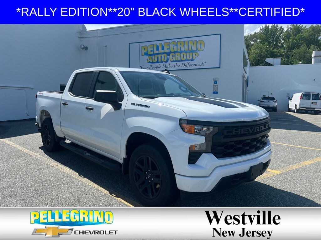 Certified 2023 Chevrolet Silverado 1500 Custom Truck Crew Cab