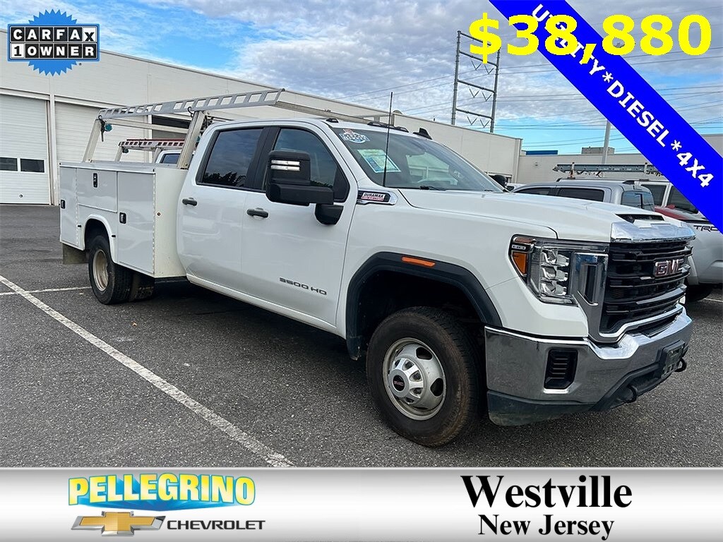 Used 2021 GMC Sierra 3500 HD Chassis Base Truck Crew Cab