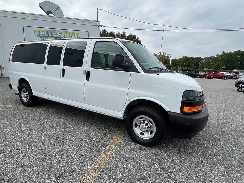 Certified 2024 Chevrolet Express 3500 LS Van Extended Passenger Van