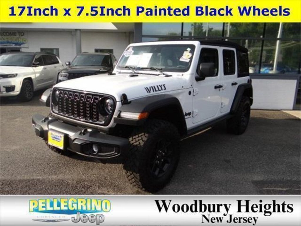 Used 2024 Jeep Wrangler 4-Door Willys 4x4 Sport Utility