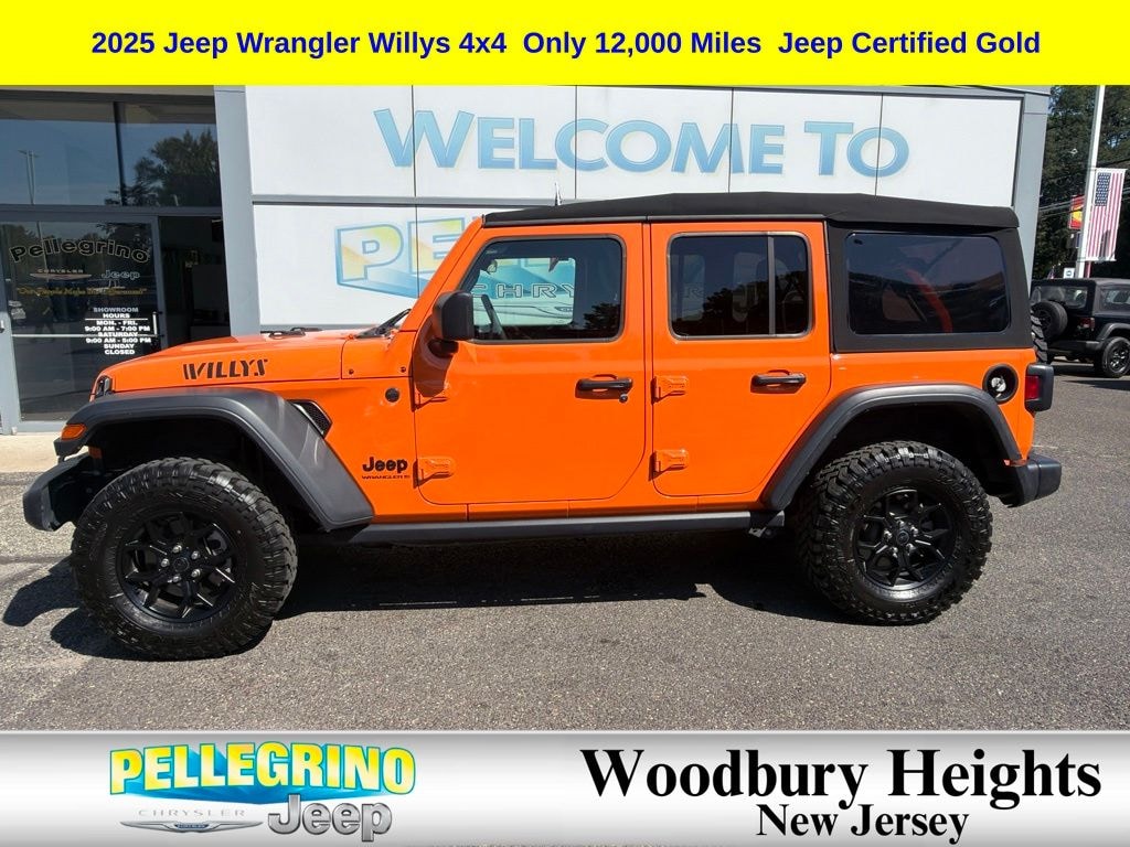 Used 2025 Jeep Wrangler Unlimited Willys 4x4 SUV