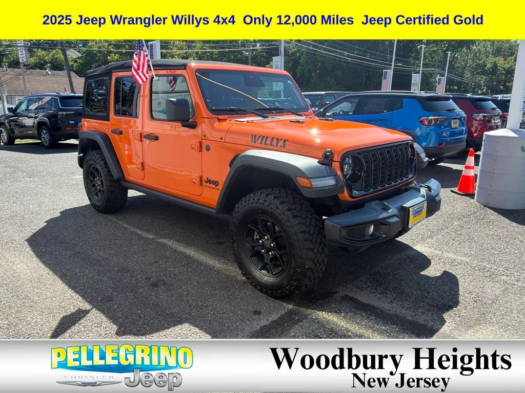 Used 2025 Jeep Wrangler Unlimited Willys 4x4 SUV
