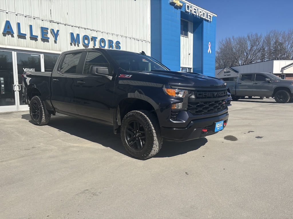 Used 2022 Chevrolet Silverado 1500 Custom Trail Boss Truck Crew Cab