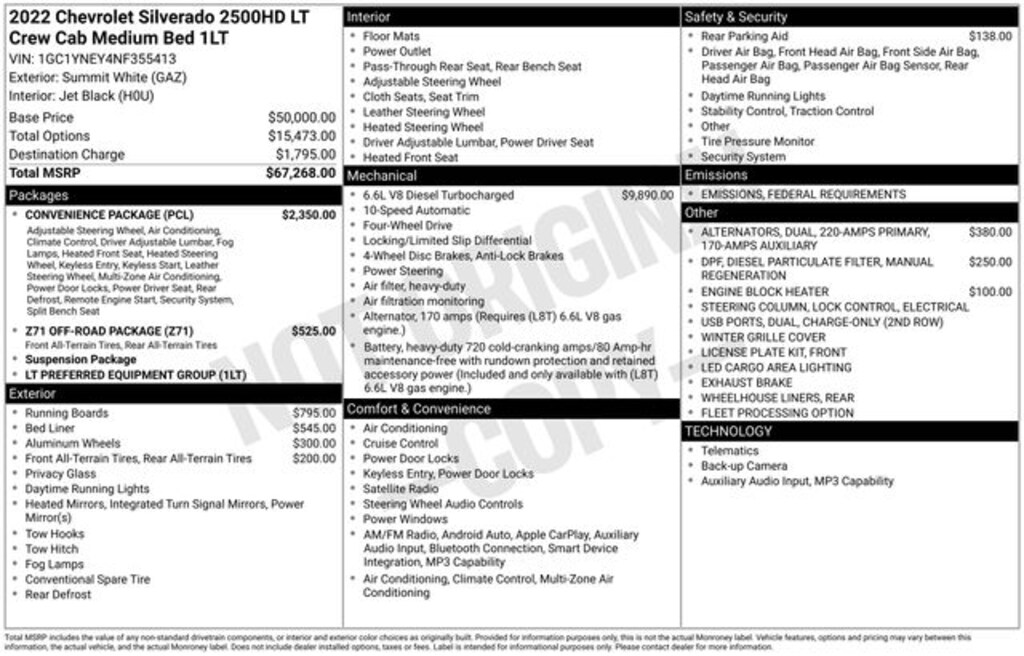 Used 2022 Chevrolet Silverado 2500 HD LT Truck Crew Cab