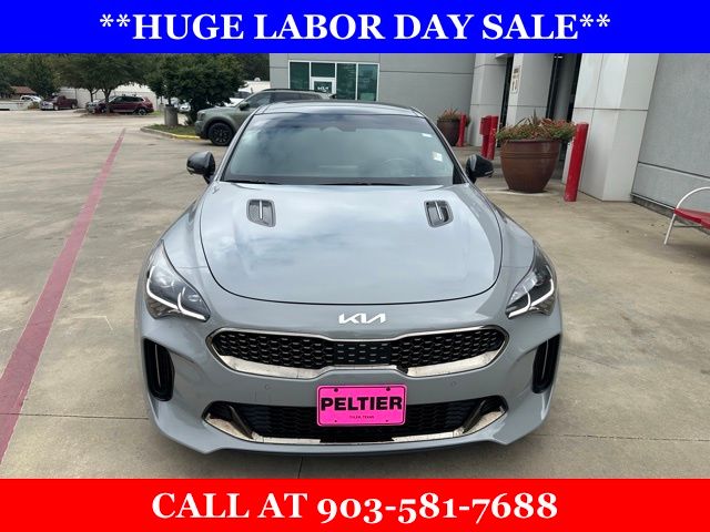 Certified 2023 Kia Stinger GT2 with VIN KNAE55LC8P6124810 for sale in Longview, TX