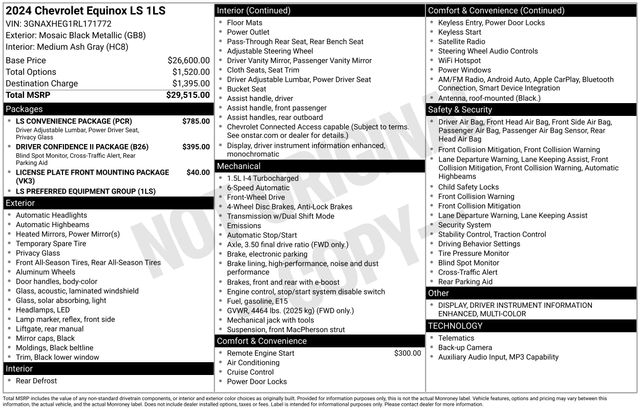 2024 Chevrolet Equinox LS's photo
