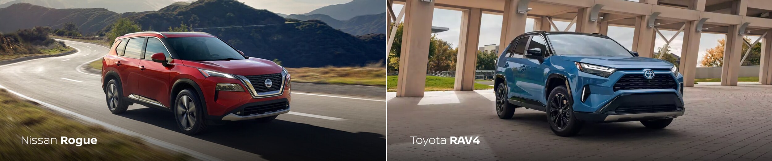 Nissan Rogue Vs. Toyota RAV4 | Cargo Space, Size, And Specs