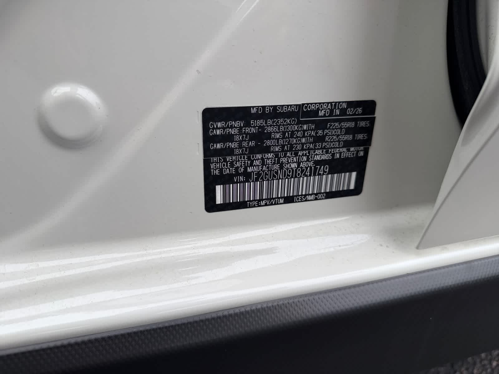 2026 Subaru Crosstrek Limited - Photo 16