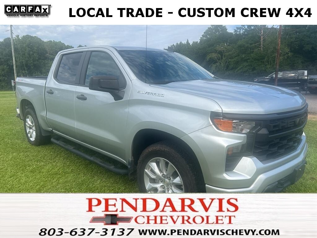 Used 2022 Chevrolet Silverado 1500 Custom Truck Crew Cab