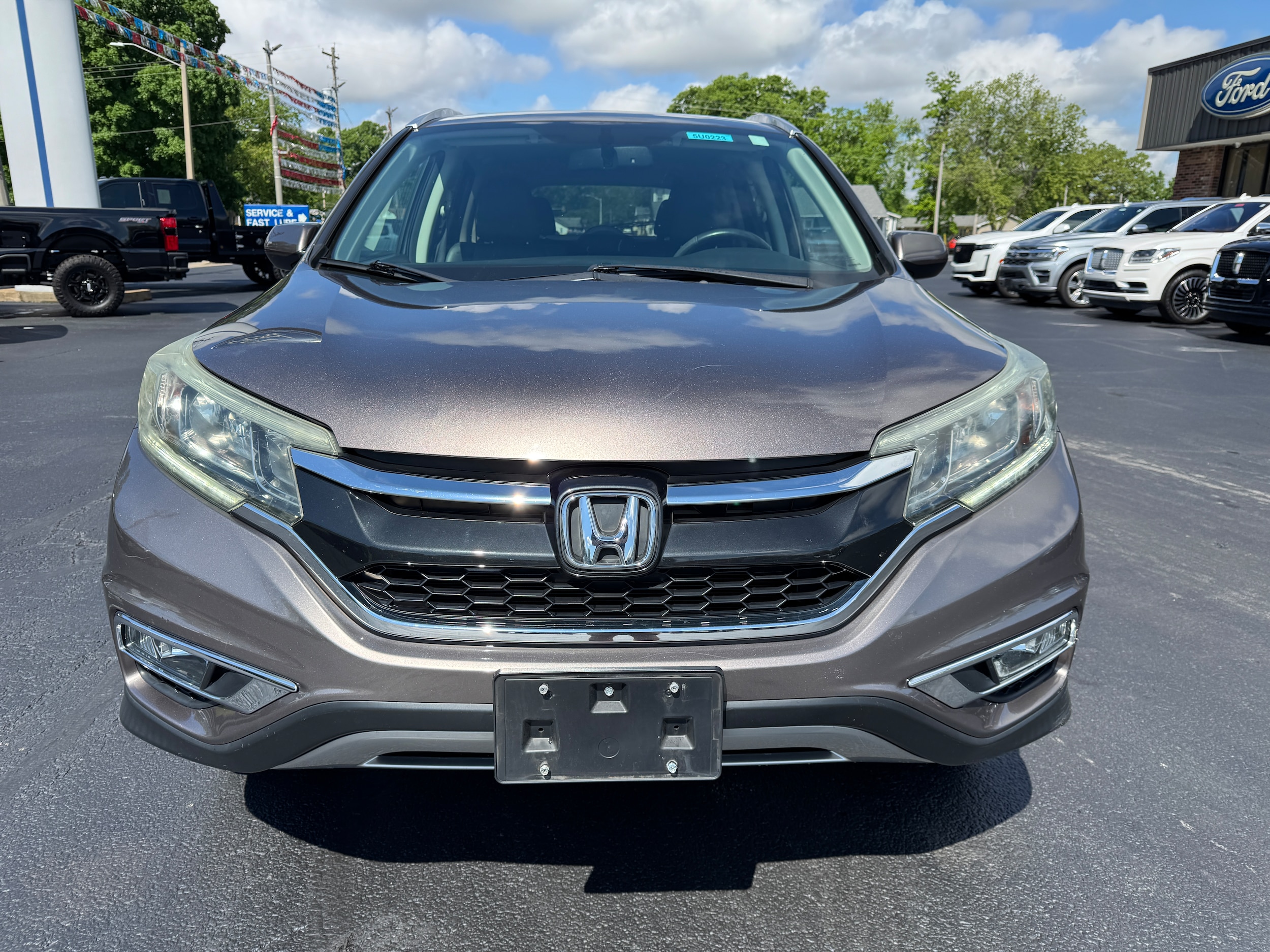 Used 2015 Honda CR-V EX-L with VIN 5J6RM4H70FL074864 for sale in Centralia, IL