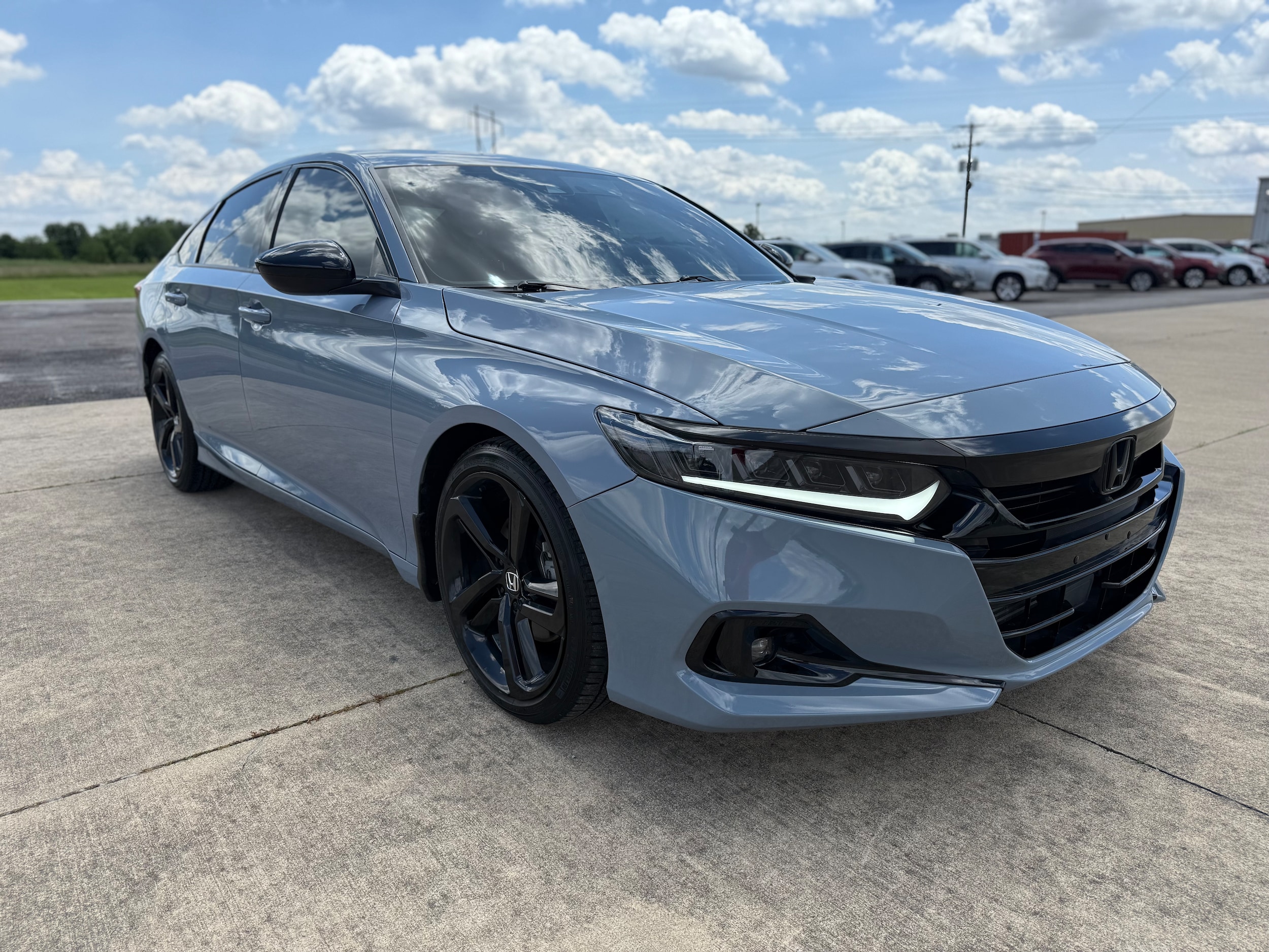Used 2022 Honda Accord Sport with VIN 1HGCV2F3XNA005060 for sale in Salem, IL