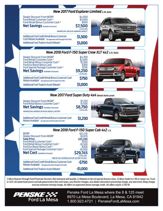 Penske Ford La Mesa Greatest Ford