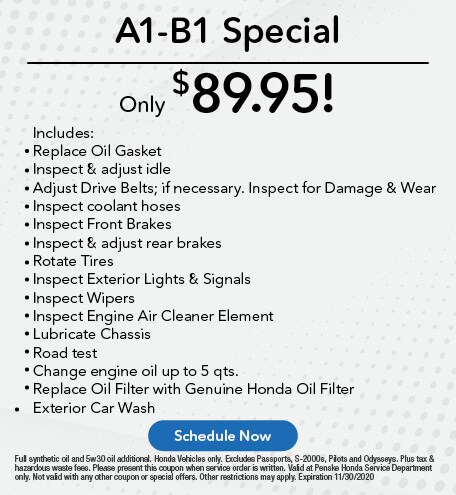 Carson Honda Service Specials Coupons In Los Angeles County