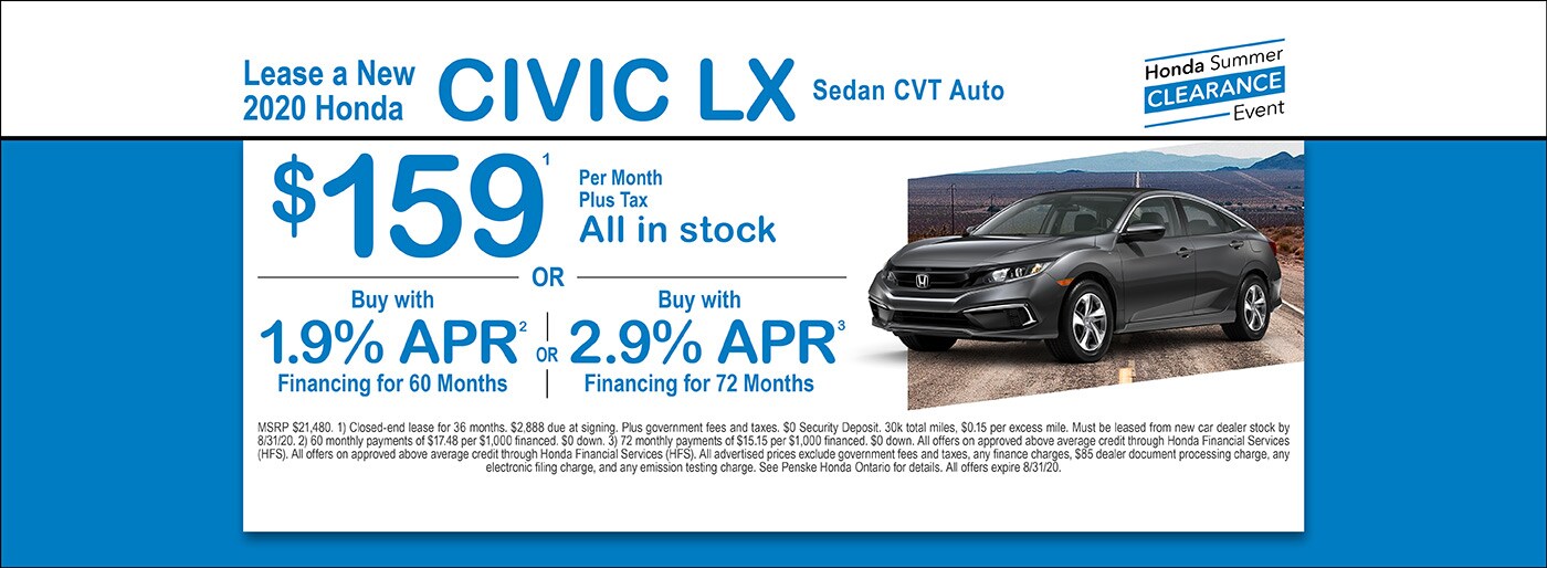 Penske Honda Ontario New and Used Honda Dealer