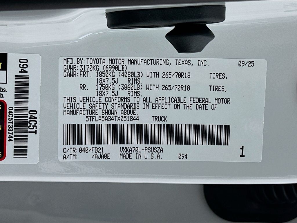 2026 Toyota Tundra SR5 - Photo 31