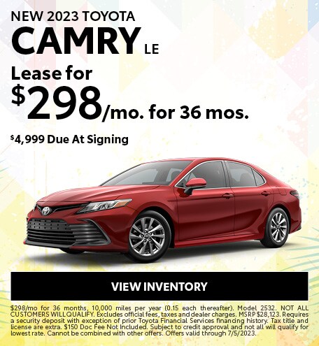New Toyota Lease Offers, Specials at Toyota of Pharr Dealership